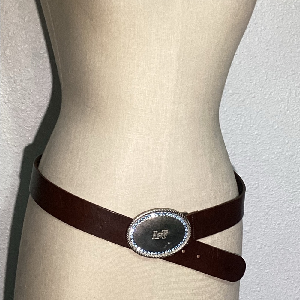 Ambercrombie &  Fitch vintage Brown Leather Belt size medium